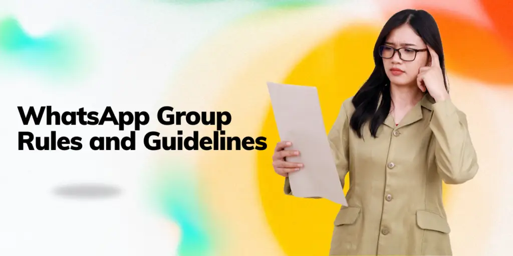 Whatsapp group rules and guidelines